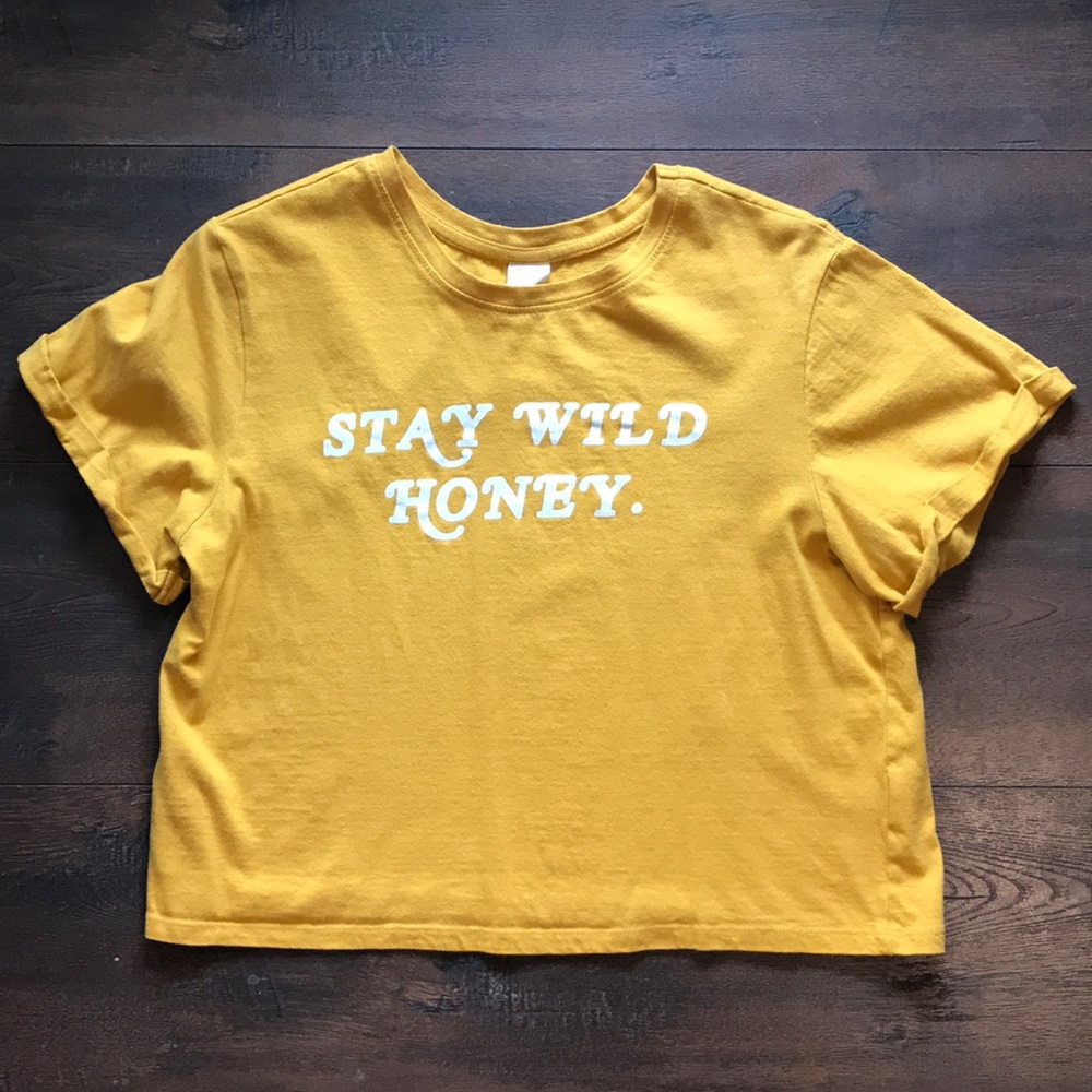 “Stay Wild”crop top
